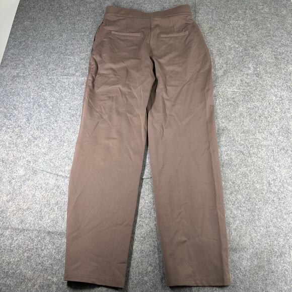 OGL Pants Womens Medium Brown Straight Leg Career Minimalist Capsule - Picture 8 of 9